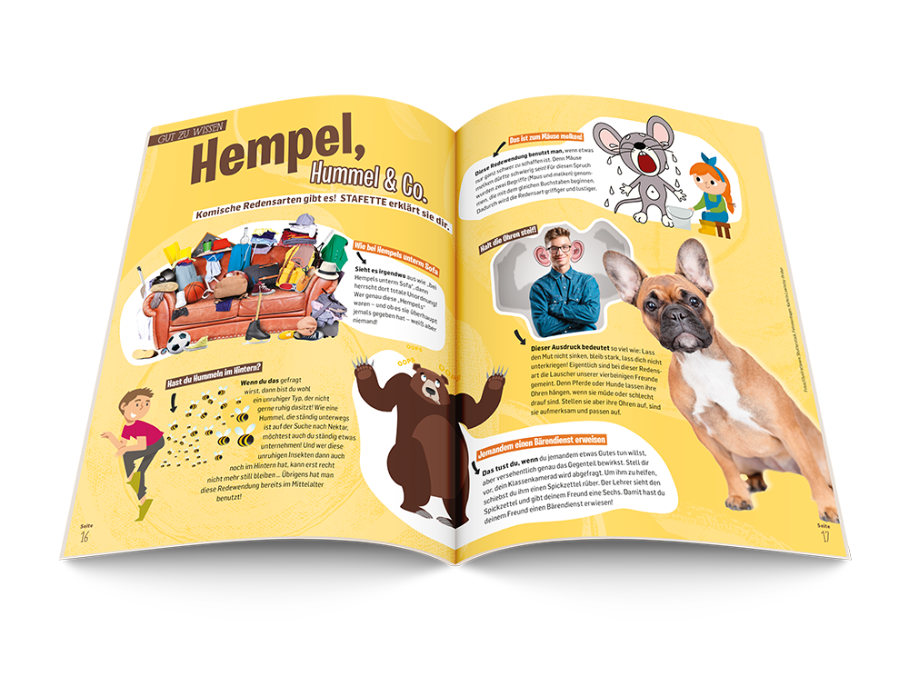 Magazingestaltung Stafette - Grafikerin Fürth